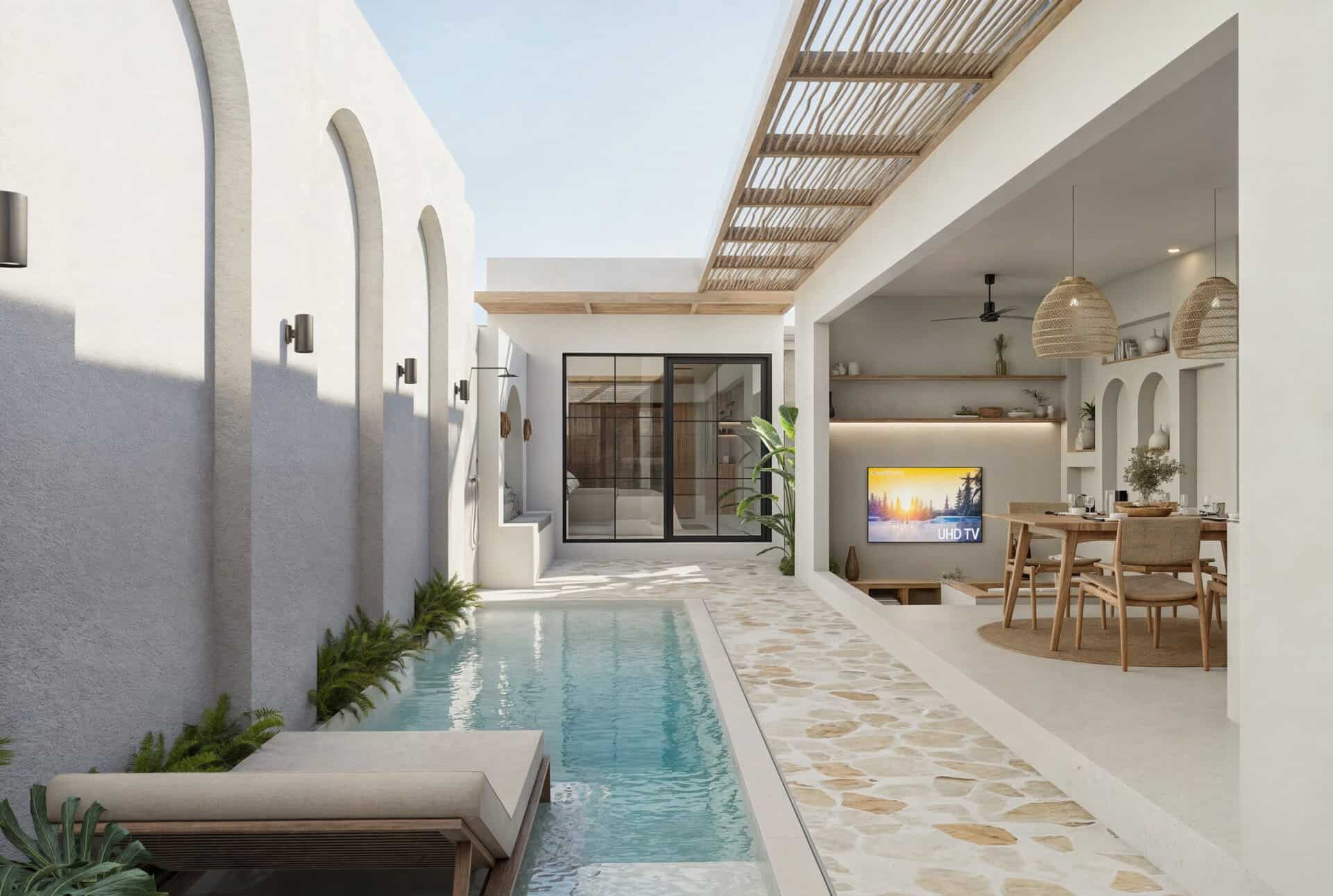 TROPICAL 2 BEDROOM VILLA FOR SALE LEASEHOLD IN SEMINYAK BE-1020 